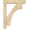Ekena Millwork Westlake Block Rough Sawn Bracket w/ Offset Brace, Douglas Fir, 4"W x 14"D x 18"H BKT0402X14X18WTL05RDF - alternate 2